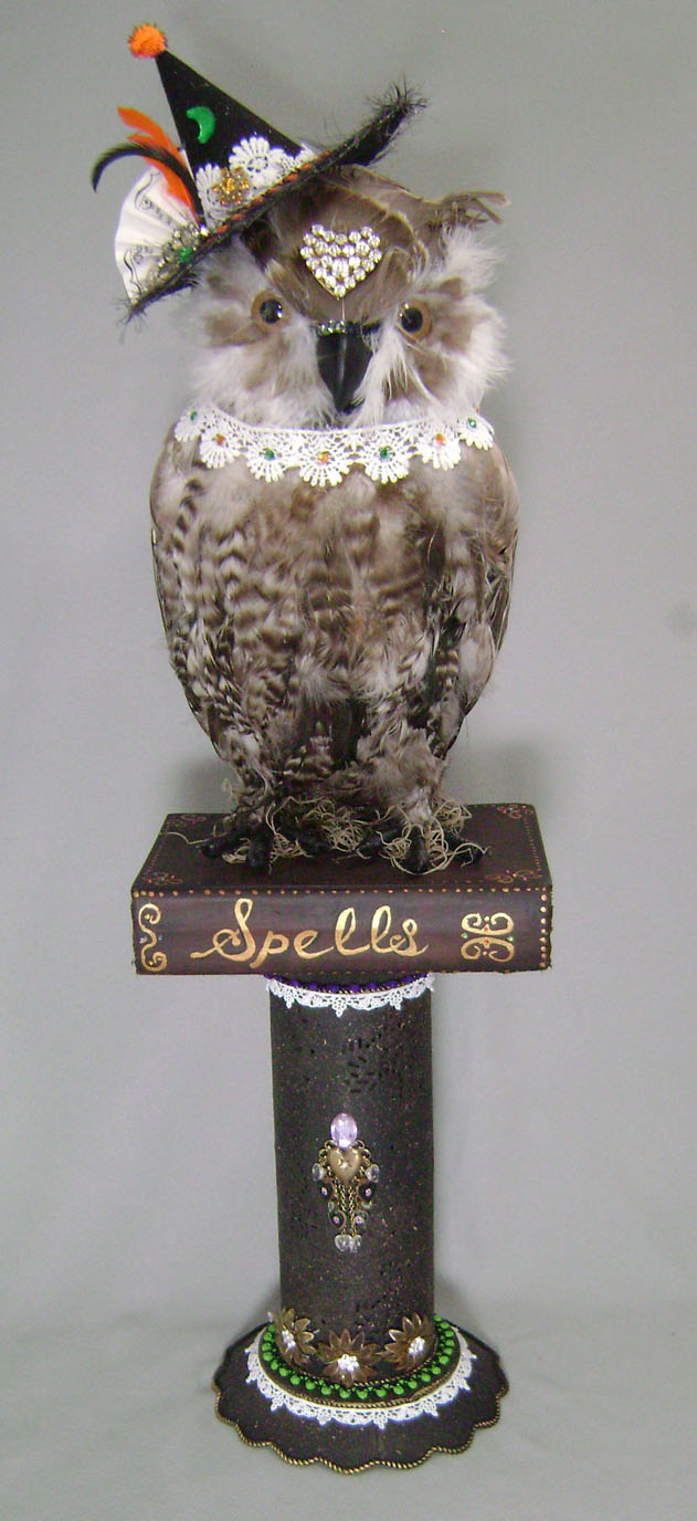 perfectly dreadful sabby chic vintage style halloween decoy ow